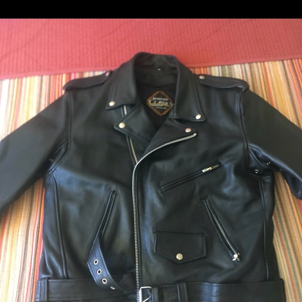 Leather jacket Renegade XL size motorcycle jacket